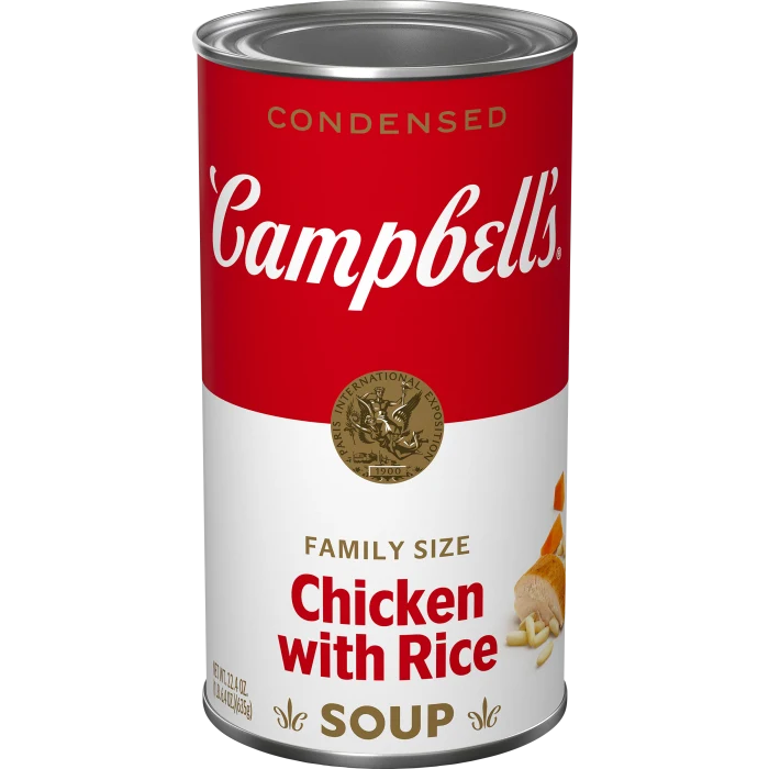 Sopa de pollo con arroz tamaño familiar (Family Size Chicken with Rice Soup)