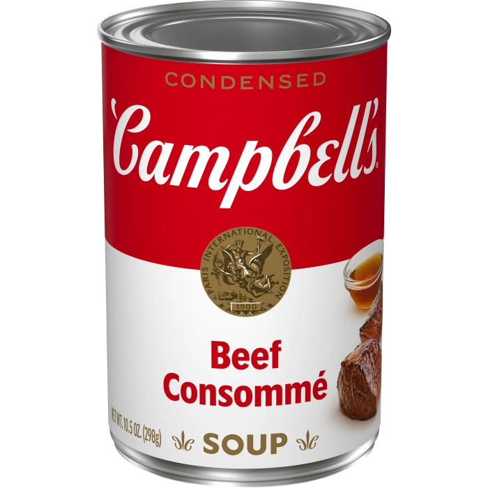 Consomé de res (Beef Consomme)