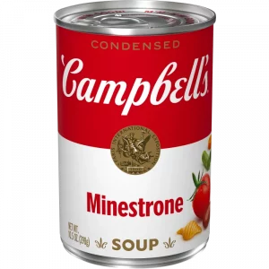 Sopa condensada Campbell’s® de minestrone (Campbell’s® Condensed Minestrone Soup).