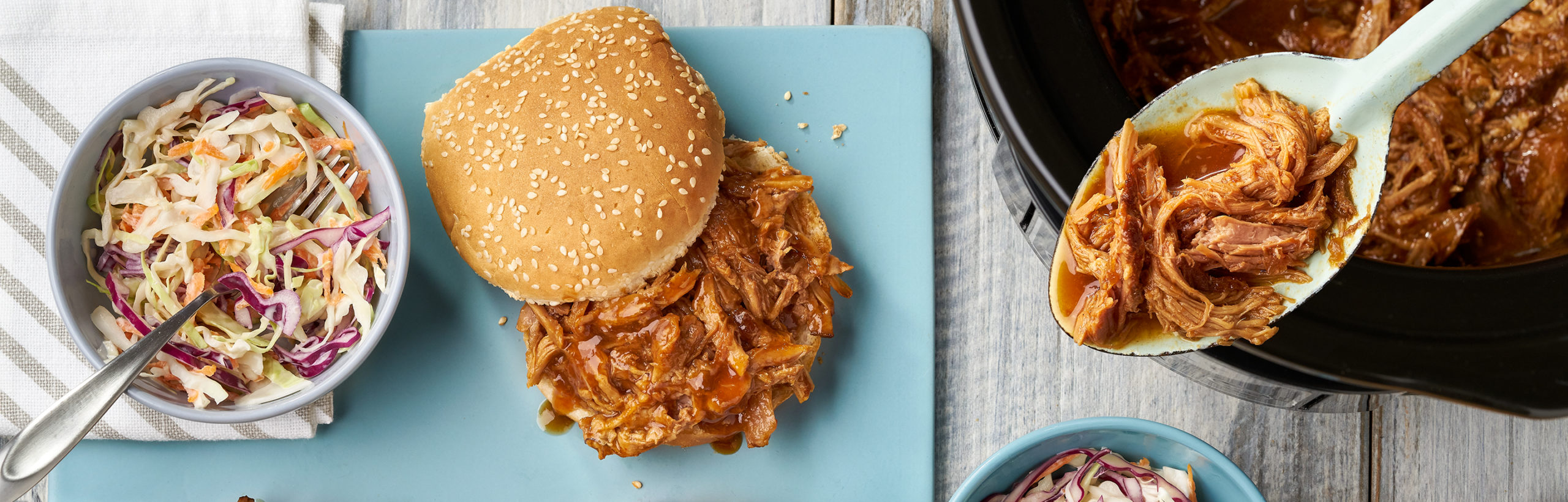 Slow-Cooked Pulled Pork Sandwiches