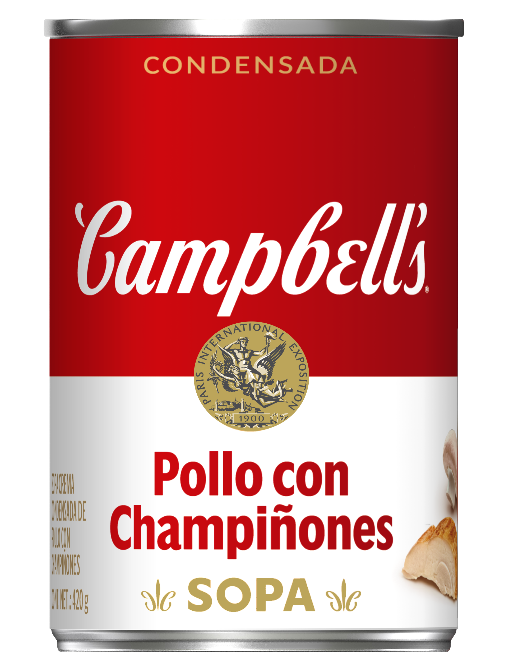 Crema de Pollo con Champiñones