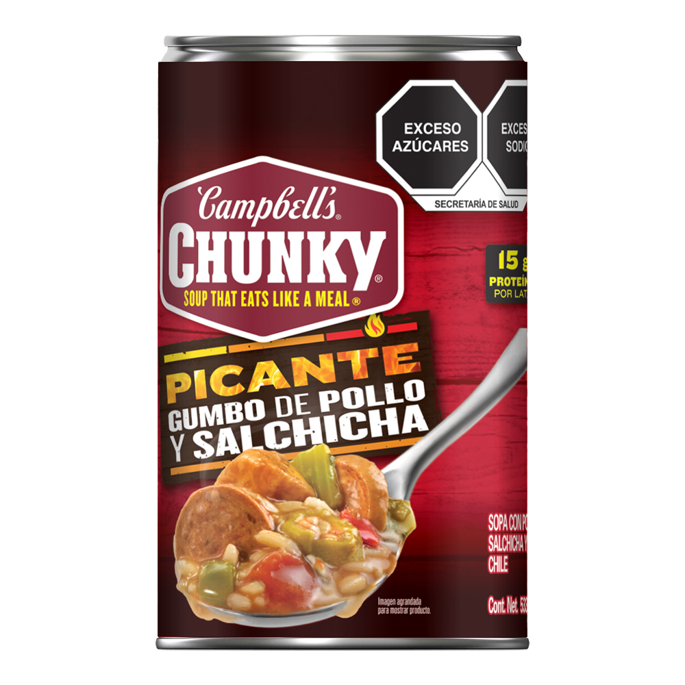 Chunky Picante – Gumbo de Pollo, salchicha y chile