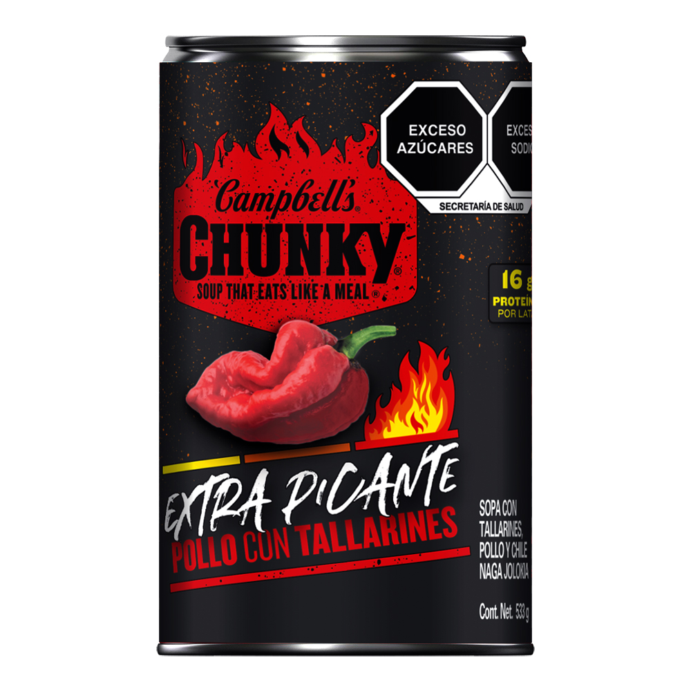 Chunky Picante – Pollo con Tallarines y Chile Fantasma – Extra Picante