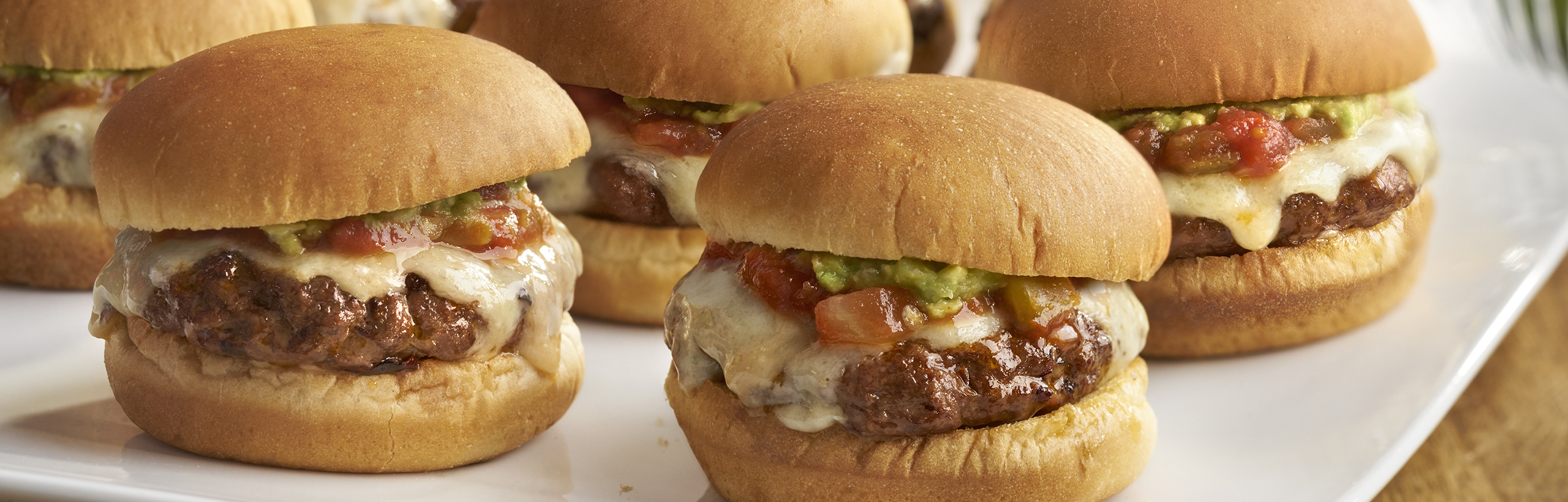 Image of prepared Tex-Mex Chipotle Sliders recipe