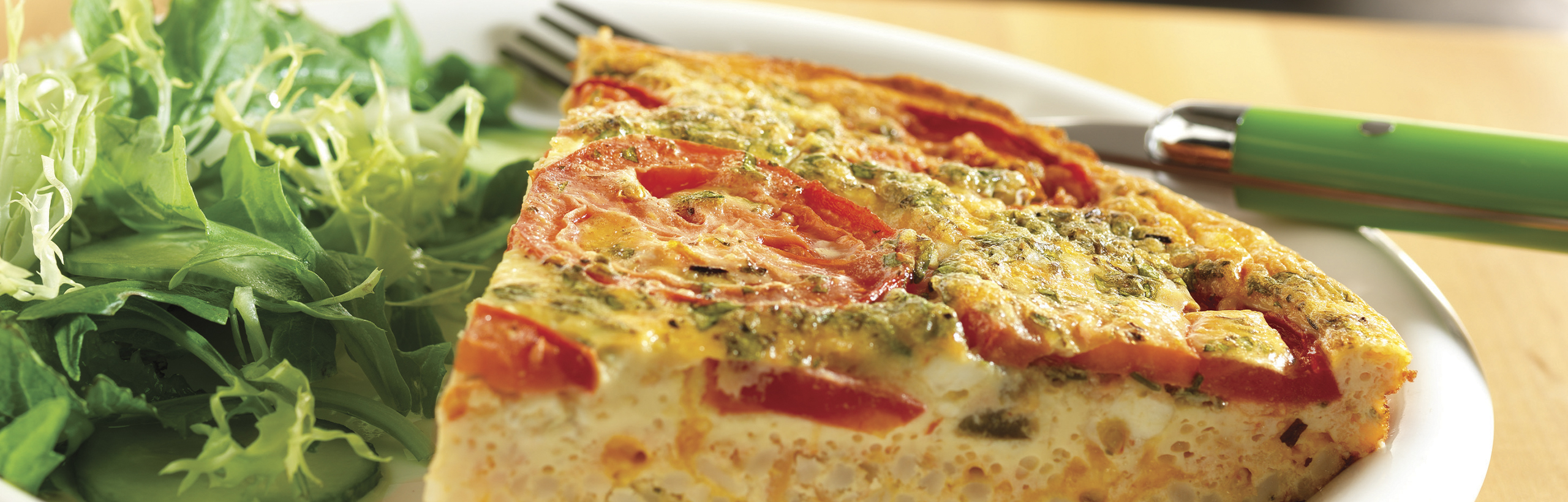 Image of prepared Tomato-Feta Frittata recipe