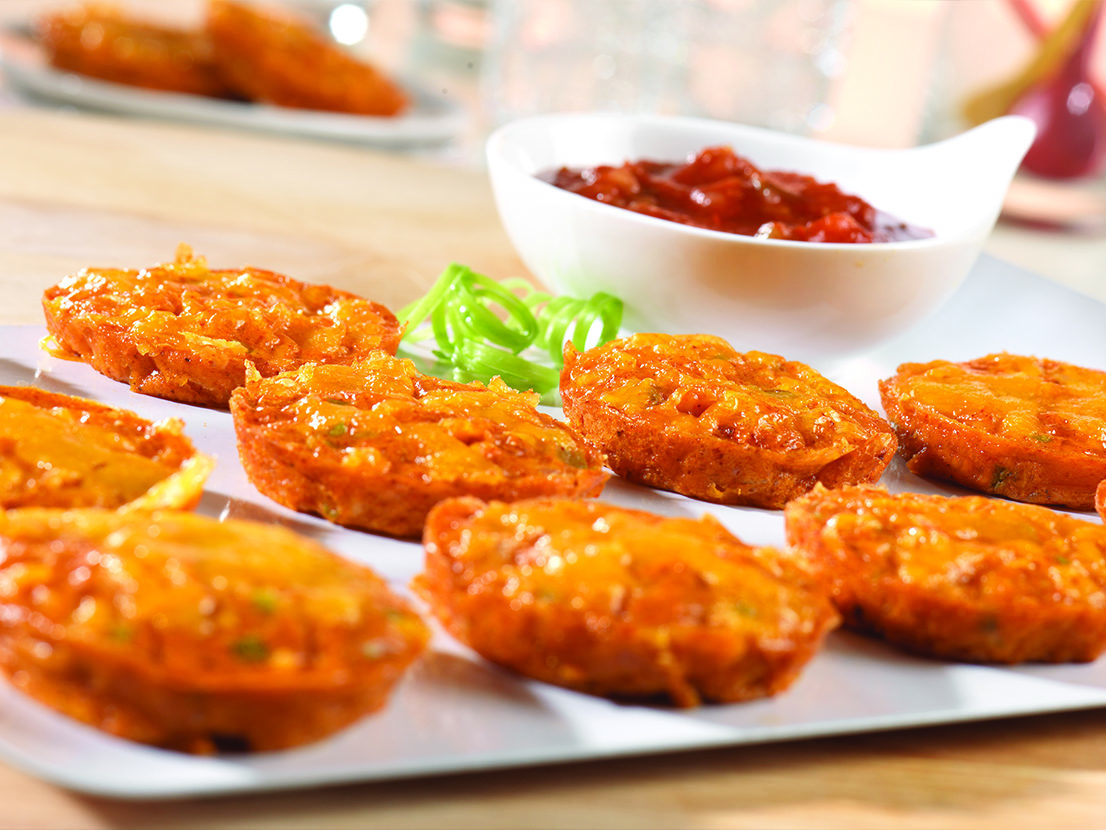 Smaller image of prepared Chili Con Queso Bites recipe