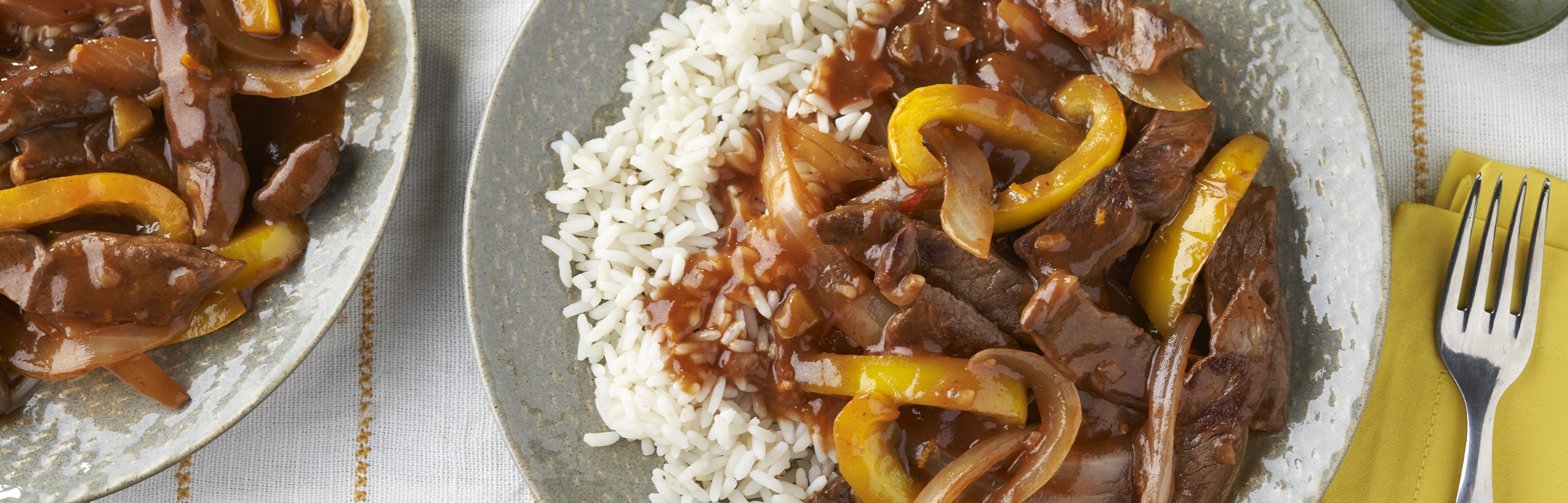 Image of prepared Orange Beef and Peppers recipe