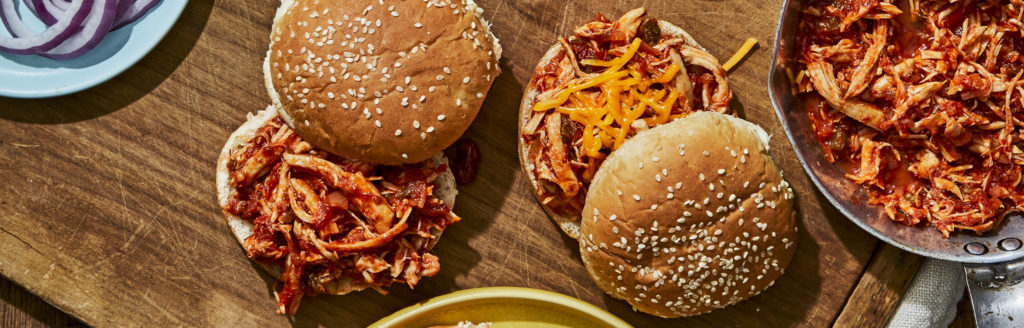 Shredded BBQ Chicken Sandwiches Recipe | Pace® Foods