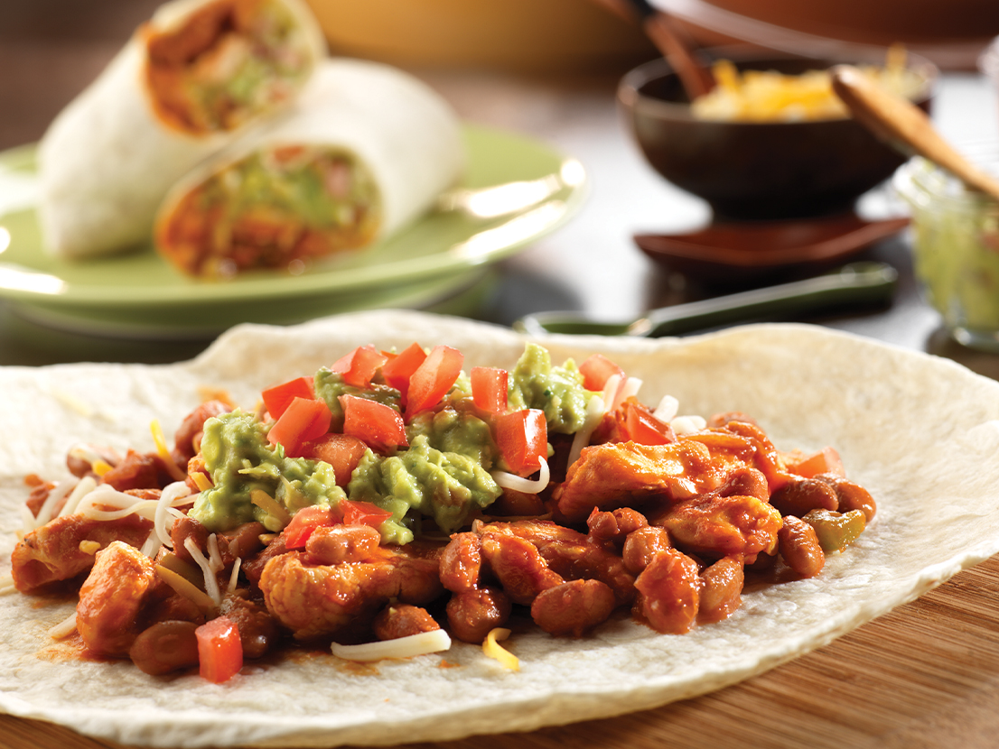 Chicken and Bean Burritos - Pace Foods