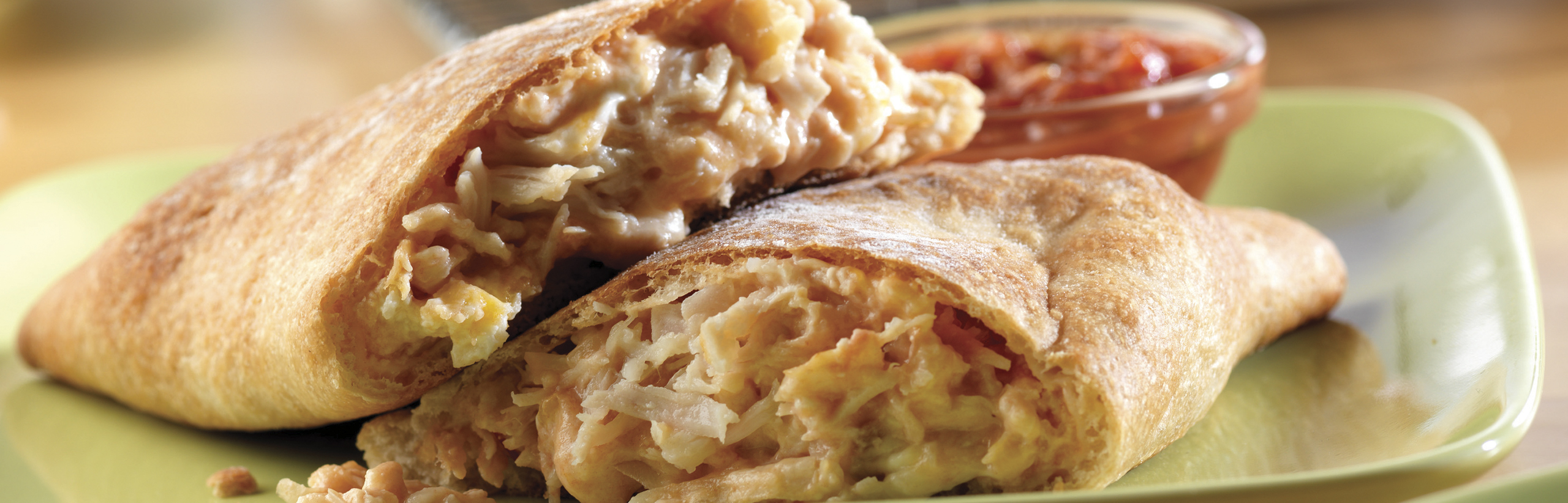 Image of prepared Southwest Chicken Calzones recipe