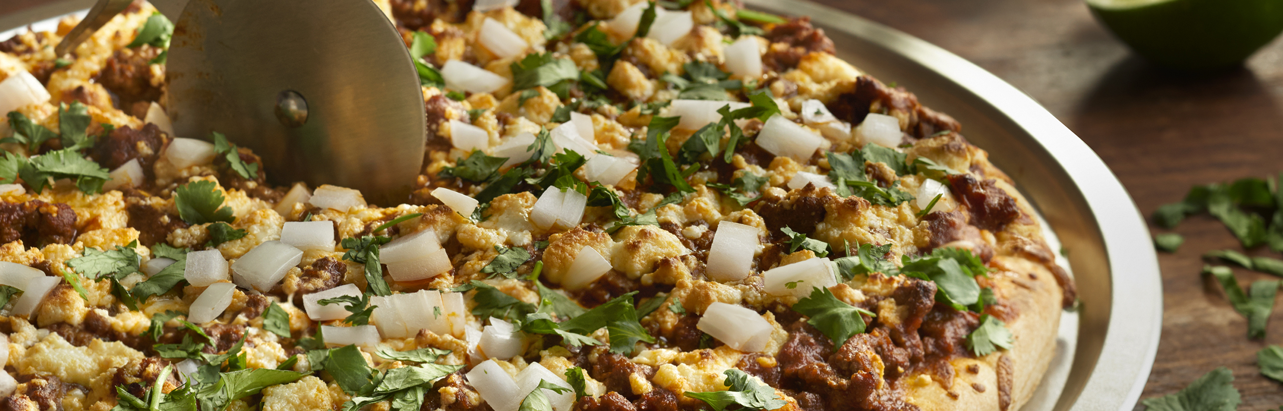Image of prepared Taco Pizza recipe