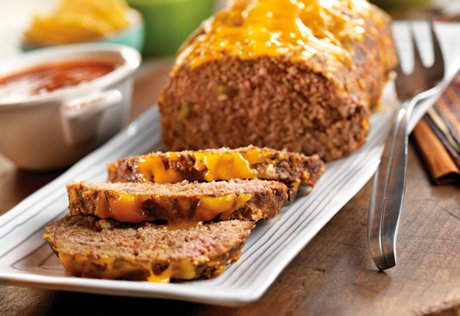 Image of prepared Cheesy Taco Meatloaf recipe made with Pace® salsa
