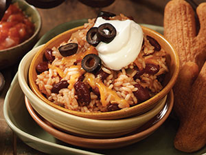 Image of prepared Mexican-Style Red Beans and Rice recipe