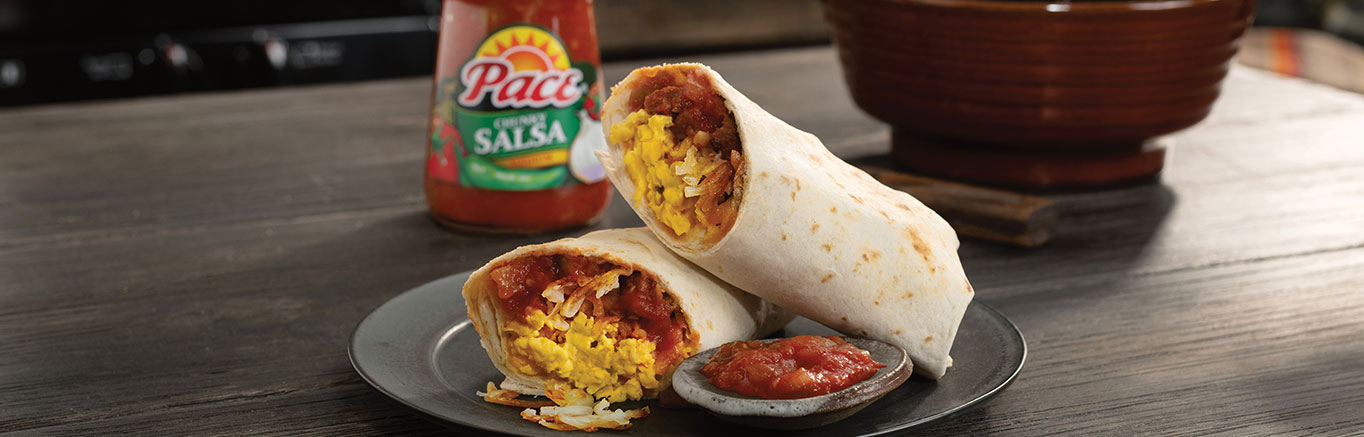 Image of prepared Breakfast Burritos