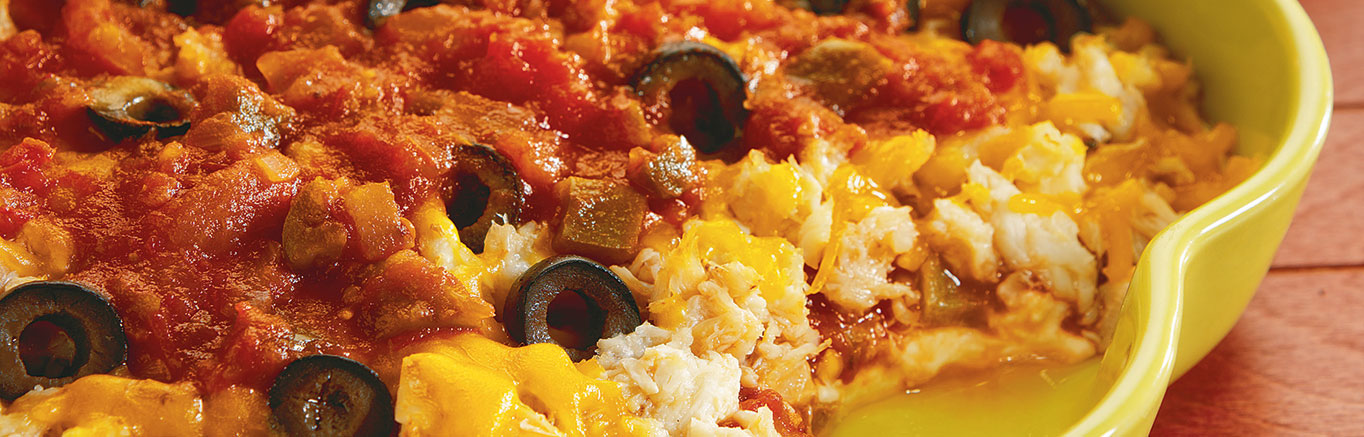 Image of prepared Double Cheese Crab Dip