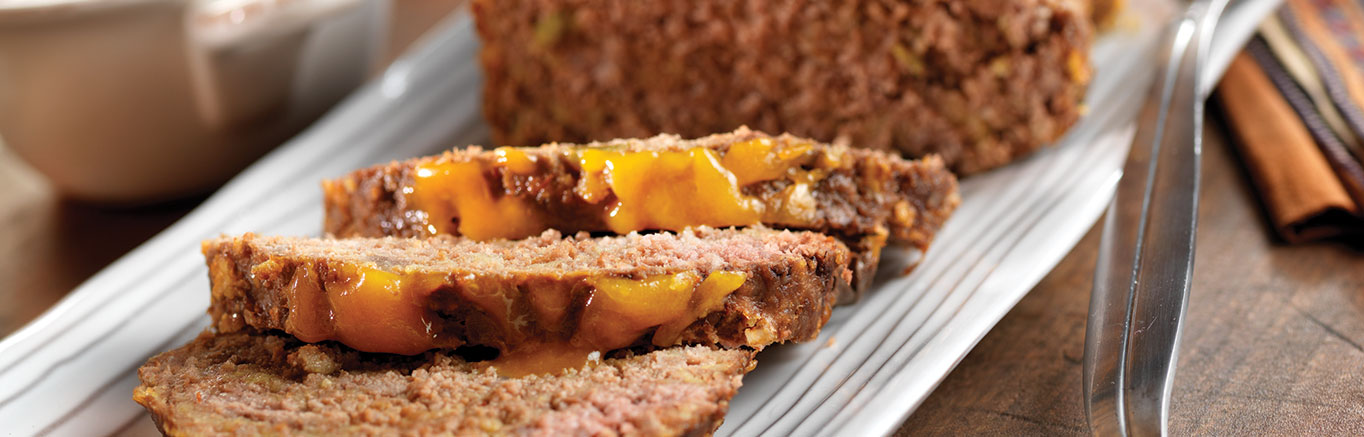An image of prepared Image of prepared Cheesy Taco Meatloaf recipe made with Pace® Chunky Salsa, ground beef, tortilla chips and Cheddar cheese.