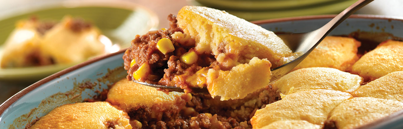 Image of prepared Easy Taco Tamale Pie