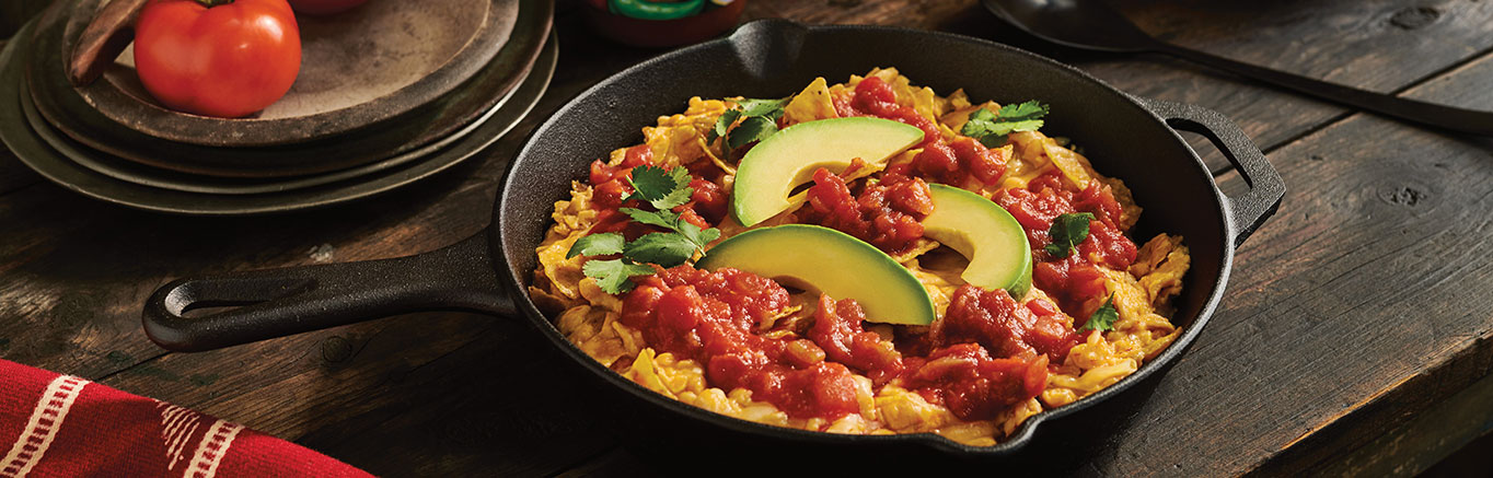 Image of prepared Text Mex Migas Egg Scramble recipe