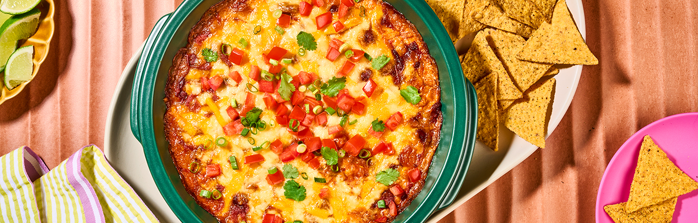 Image of Layered Chili Cheese Dip made with Pace Chunky Salsa