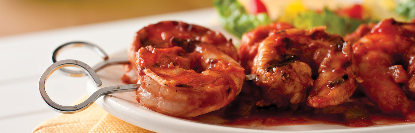 Image of prepared Grilled Skewered Shrimp