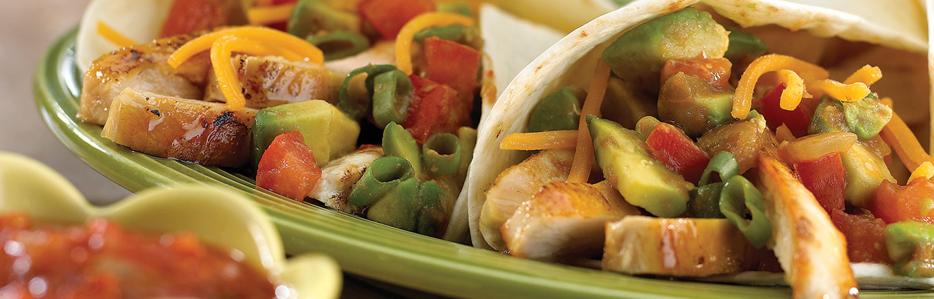 Image of prepared Grilled Chicken Tacos