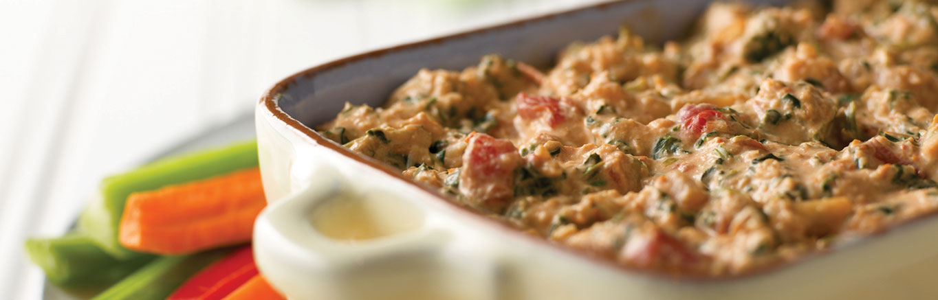 Image of prepared Hot Crab Salsa Dip