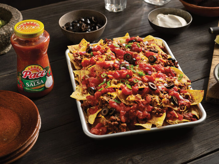 Image of prepared Loaded Beef Nachos