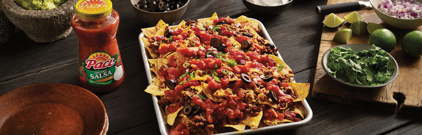 Image of prepared Loaded Beef Nachos