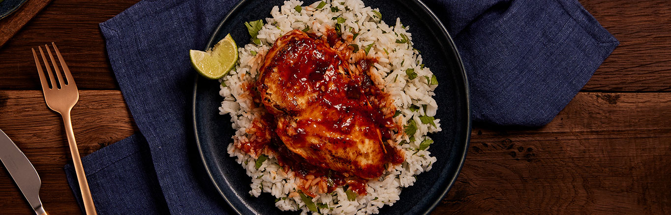 Image of prepared Orange Picante Chicken