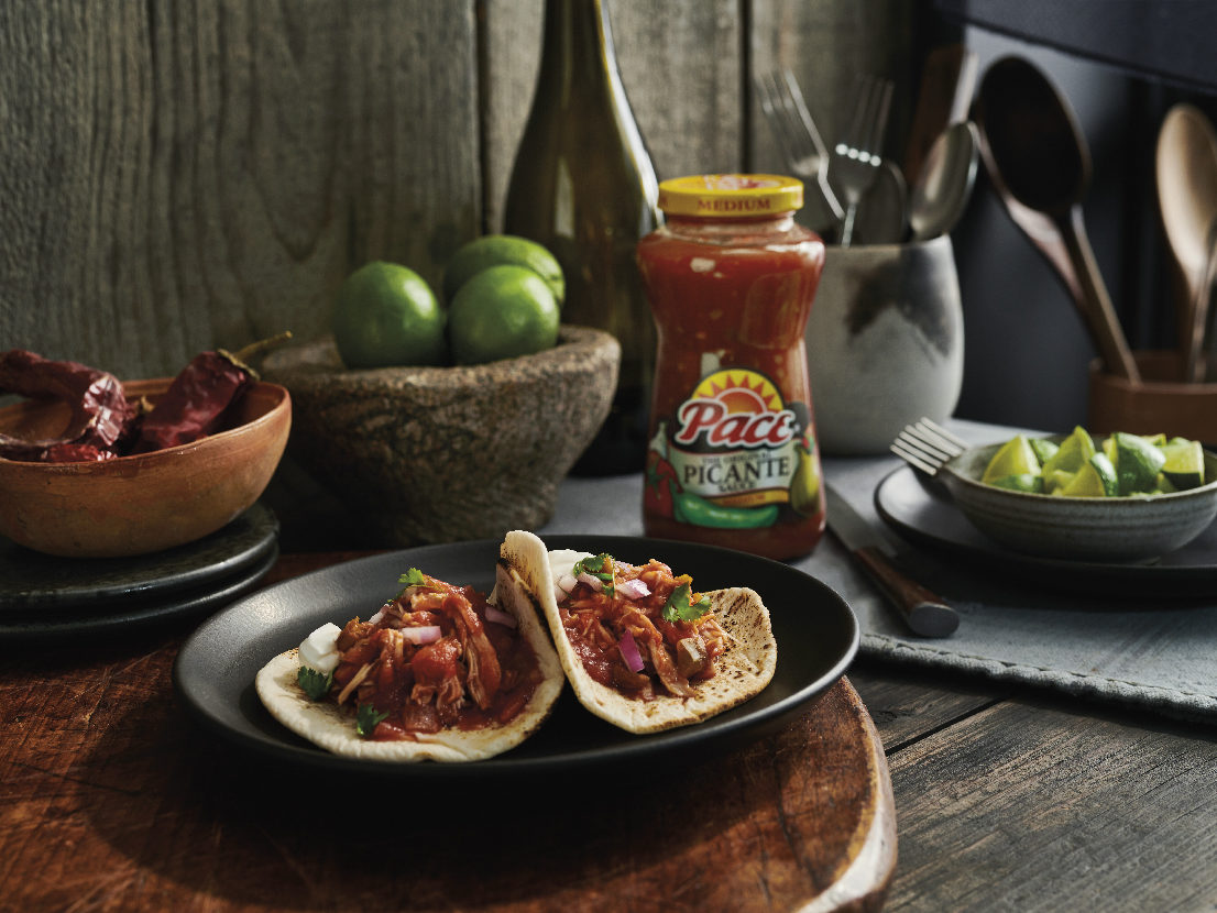 Pace Slow Cooked Chicken Tacos