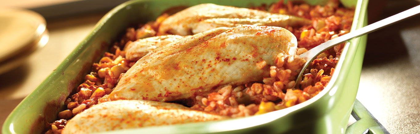 Image of prepared Chicken & Rice Bake