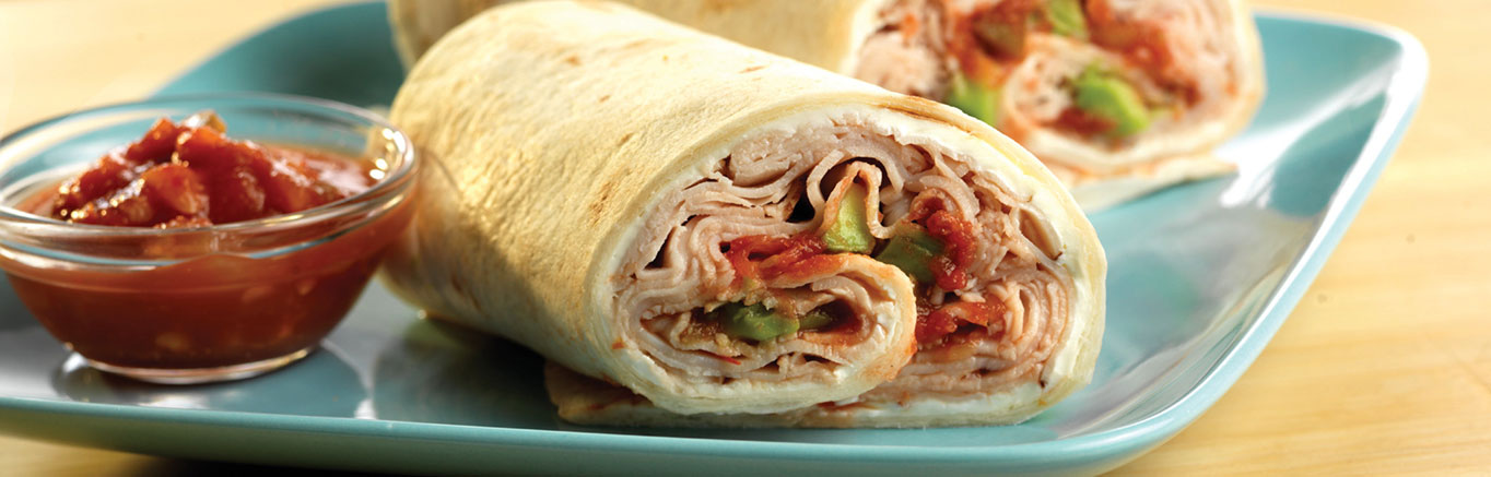 Image of prepared Picante Turkey Rolls