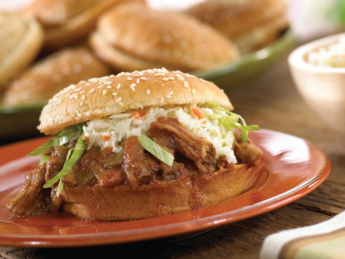 Image of prepared Pulled Pork Sandwiches