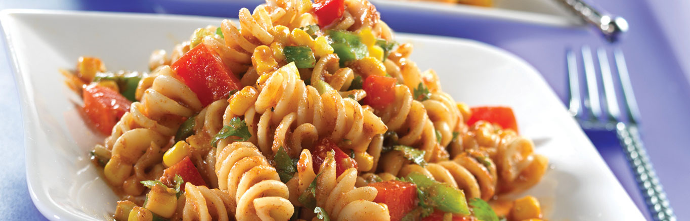 Image of prepared Southwestern-Style Picante Pasta Salad