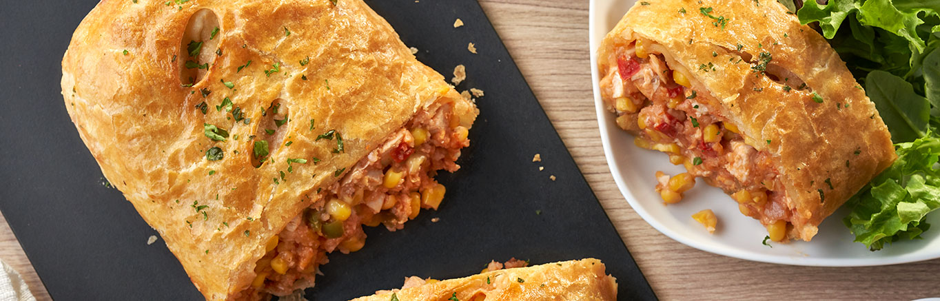 Image of prepared Southwestern Strudel