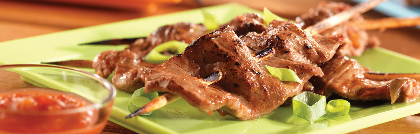 Image of prepared Spicy Beef Skewers