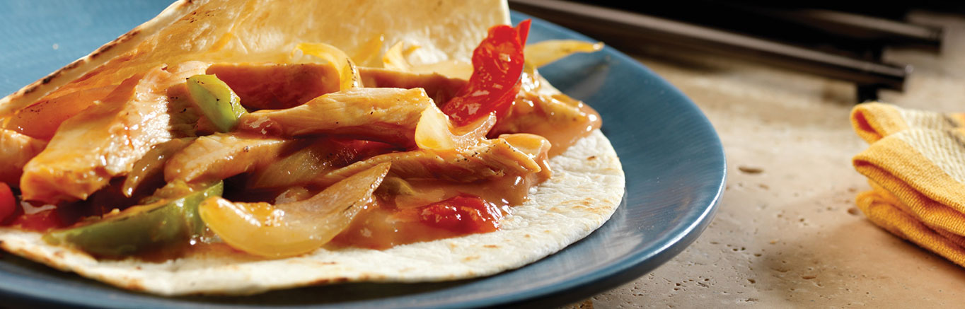 Image of prepared Turkey Fajitas