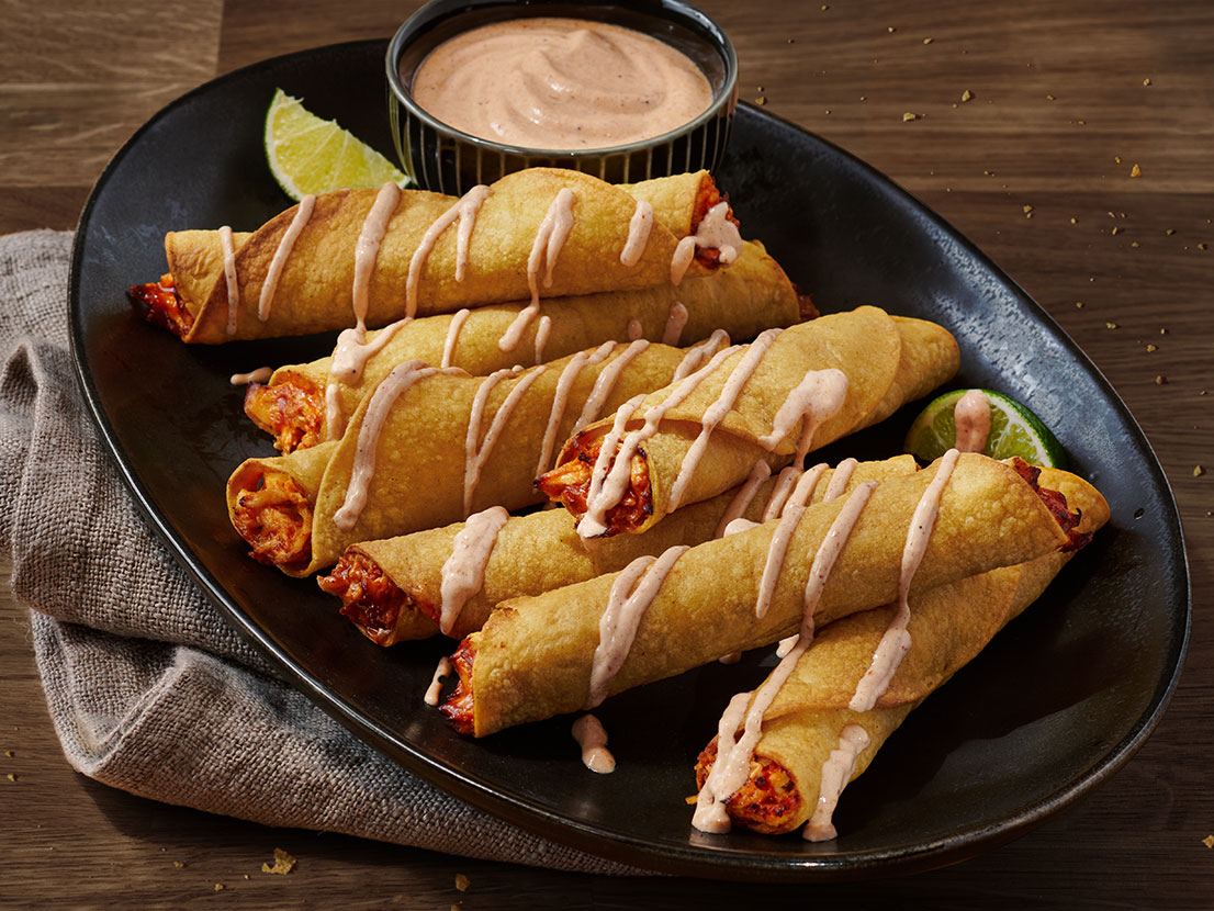 Air-Fryer Chicken Taquitos | Pace® Sauces