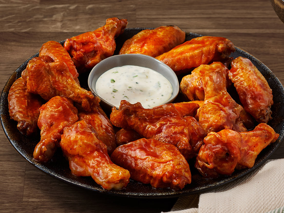 Image of prepared Spicy Enchilada Hot Honey Wings