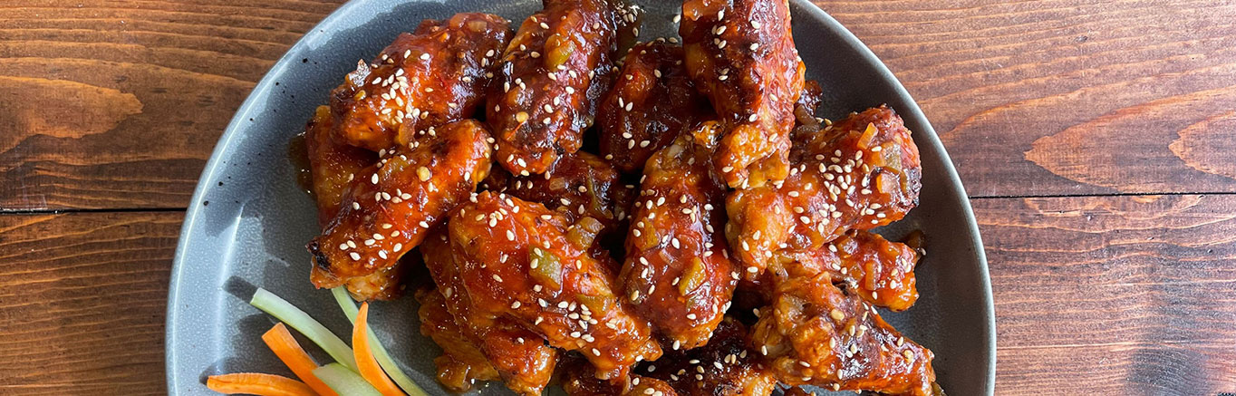 Image of prepared Hot Honey Chicken Wings