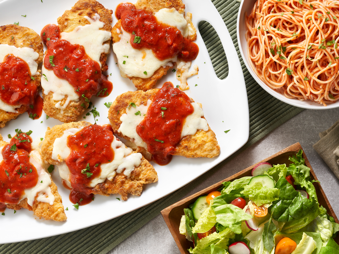 Easy Skillet Chicken Parm Prego® Pasta Sauces
