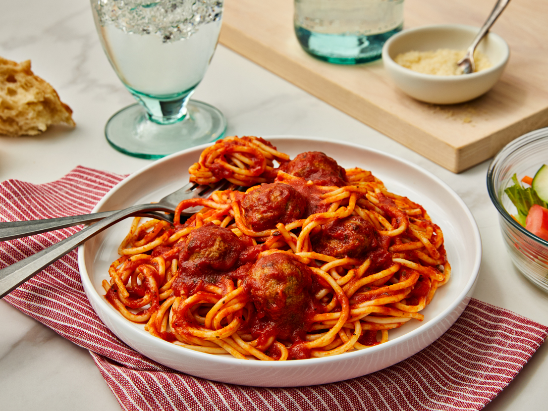 how to make spaghetti and meatballs with prego