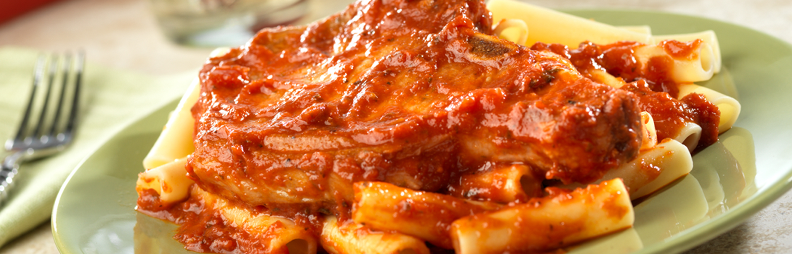 ItalianStyle Skillet Pork Chops Prego® Pasta Sauces