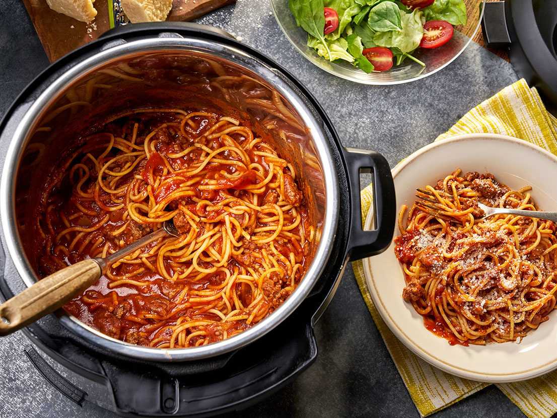 Image of prepared Instant Pot® Spaghetti Bolognese