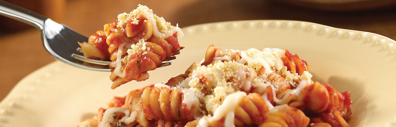2-Step Cheesy Pasta Twists