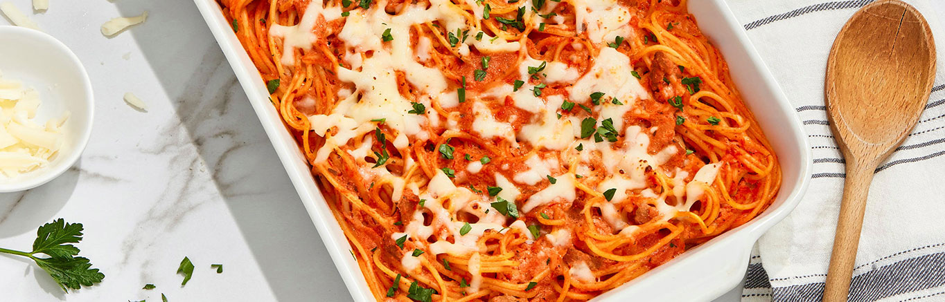 Image of prepared Baked Spaghetti