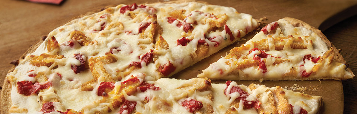 Chicken Alfredo Pizza