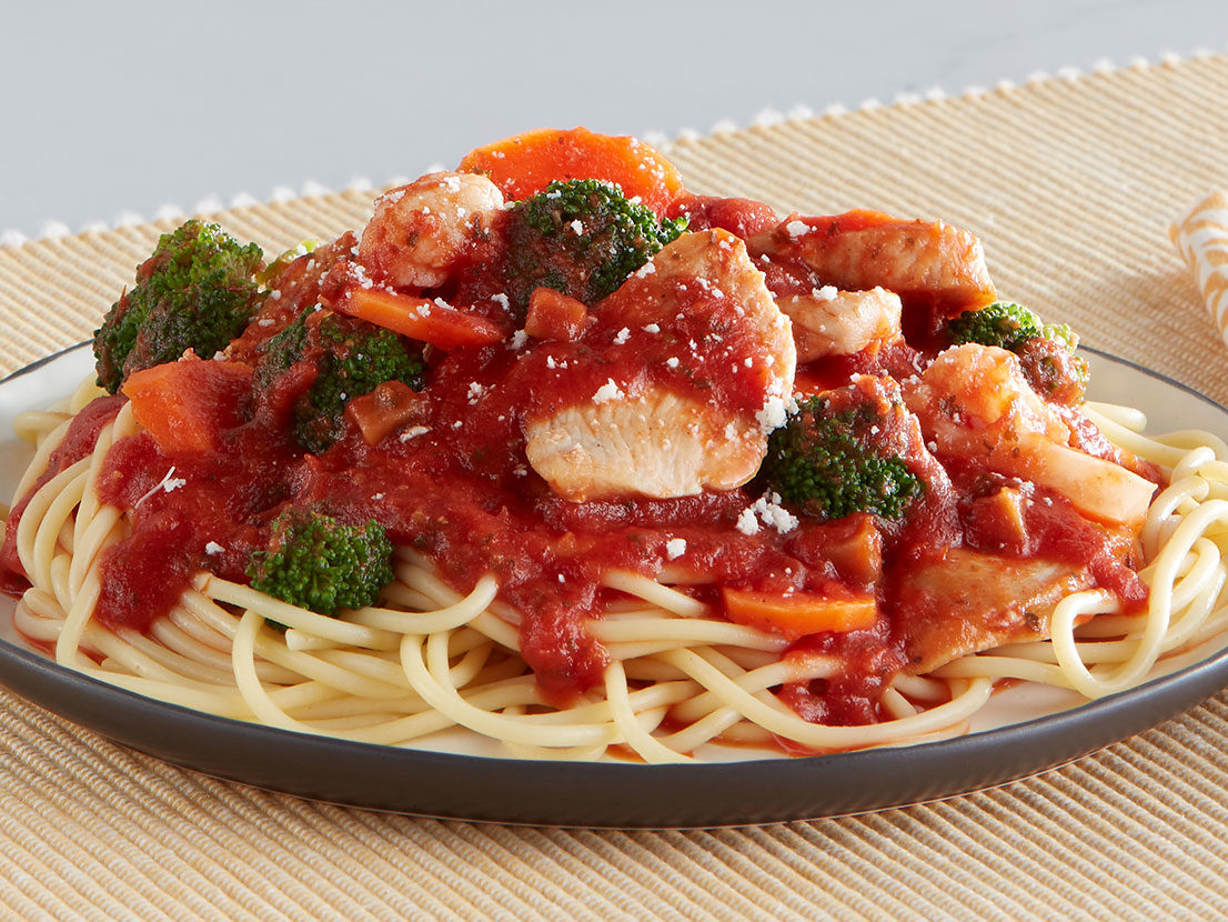 Image of prepared Easy Chicken Vegetable Italiano recipe