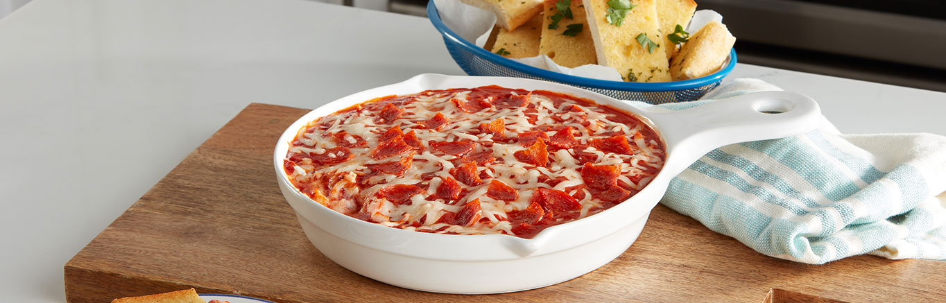 Image of prepared Layered Pizza Dip recipe