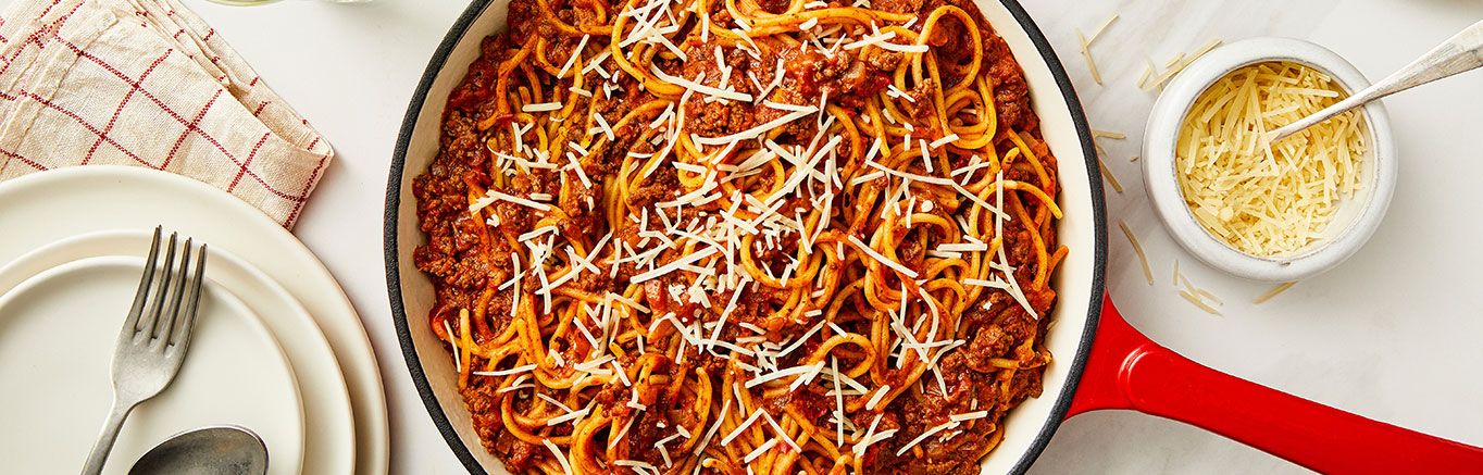 One Pot Spaghetti Bolognese